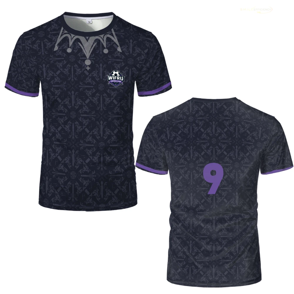 

Summer Men's Casual Sports T-shirt WIFRU New Breathable Fitness Custom Tops Fashion Round Neck 3D Printed Oversized Jersey