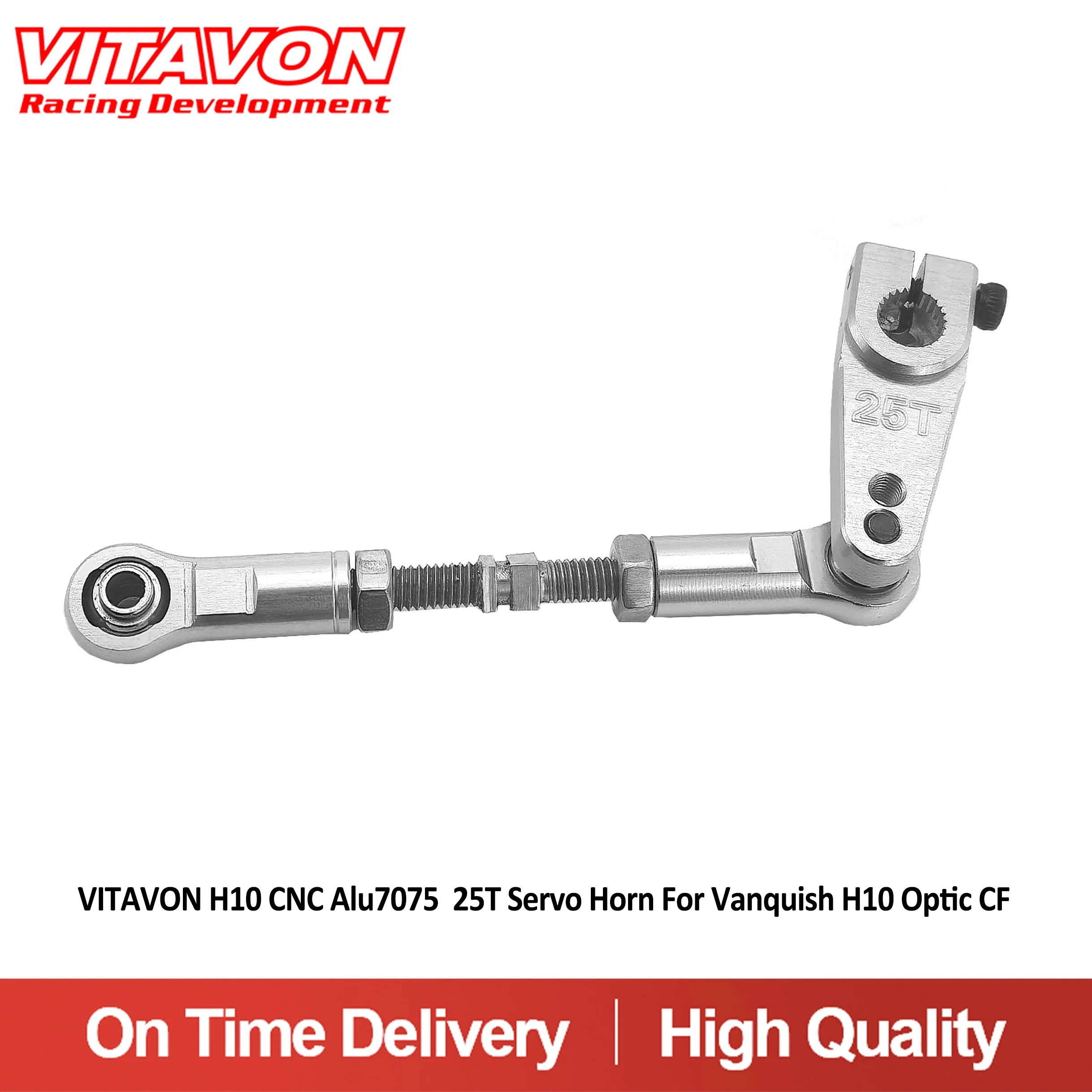 

Регулируемая сервопривод VITAVON H10 с ЧПУ Alu7075 + сервопривод 25T для Vanquish H10 Optic CF