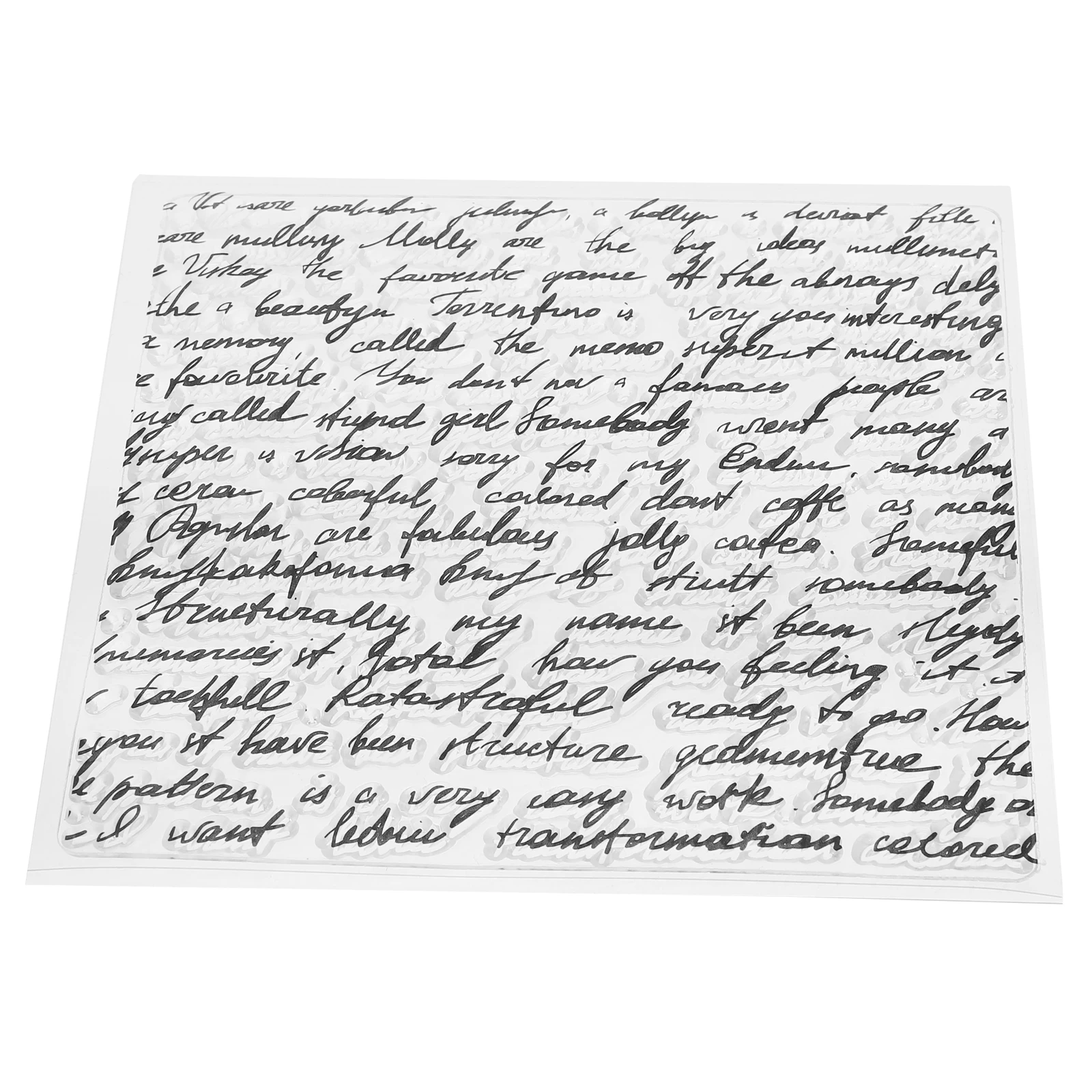 

Clear Silicone Stamps for Scrapbooking Transparent Seal Handmade Crafts Journaling Decorations DIY Letter Creating