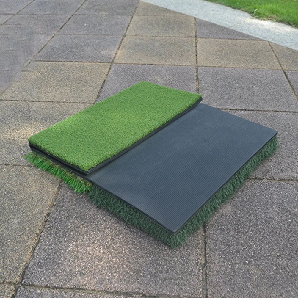 

Golf Hitting Mat Outdoor Pad Accessories Swing Practice Rubber Foldable