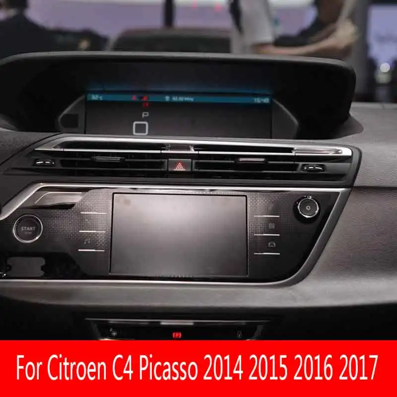 For Citroen C4 Picasso 2014-2017 Car GPS Navigation Screen Tempered Glass Protector Film Auto Interior Sticker Accessories
