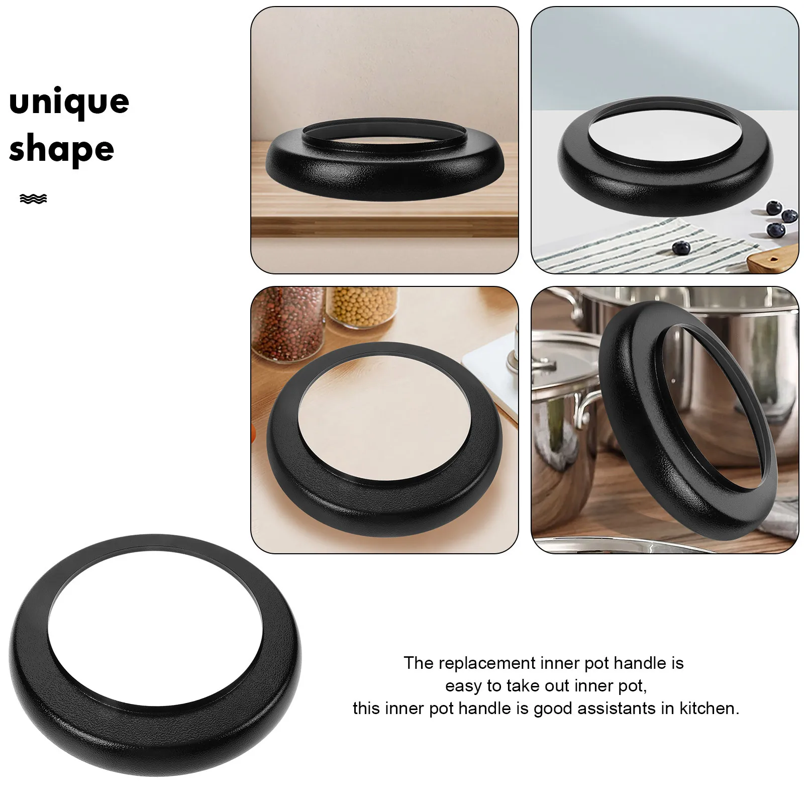 

Thermal Soup Cooker Lifting Circle Iron Replacement Inner Pot Handle Metal Kitchen Supplies For Stew Pot Electric Warmer