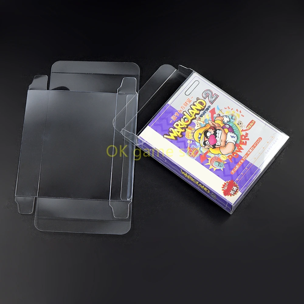 1PC versione JP PET protezione scatola di carte da gioco di archiviazione per GBC Gameboy display trasparente a colori scatola di plastica accessori per console
