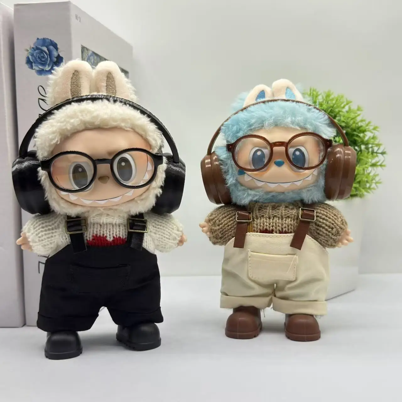 

Doll Sweater Pants Shoes set For labubu Clothes 17 cm Doll Accessories,Toys For Girls,Christmas Festival Birthday Present