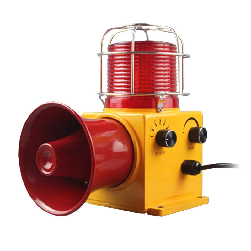 Factory direct supply sound and light security a-l-a-r-m for industrial 120 decibel horn siren   device