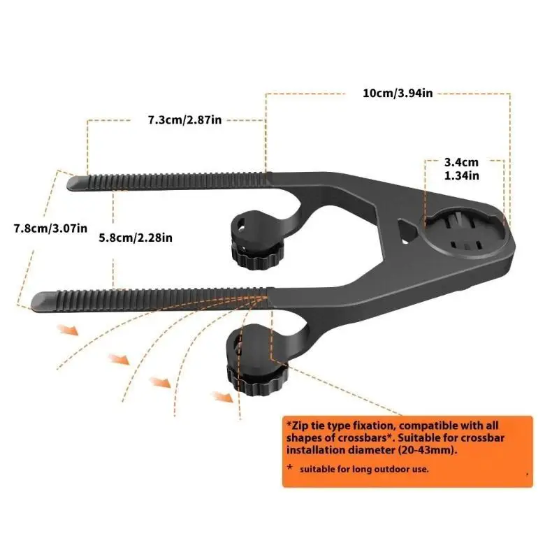 652F Road Bike Sports Camera Base Stopwatch Stand Handlebar Bicycles Computer Speedmeter Holder Cycling Accessories