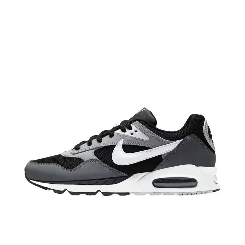 Nike Air Max Herren-Damen-Laufschuhe sind rutschfest, langlebig, bequem, leicht, atmungsaktiv und gepolstert in Grau-Schwarz