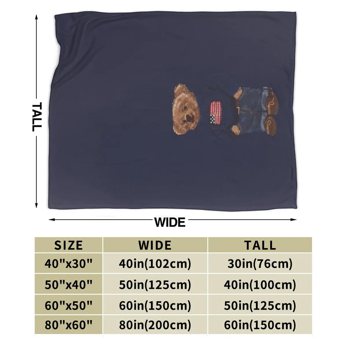 Ralph Bear An Ultra-Soft Micro Fleece Blanket