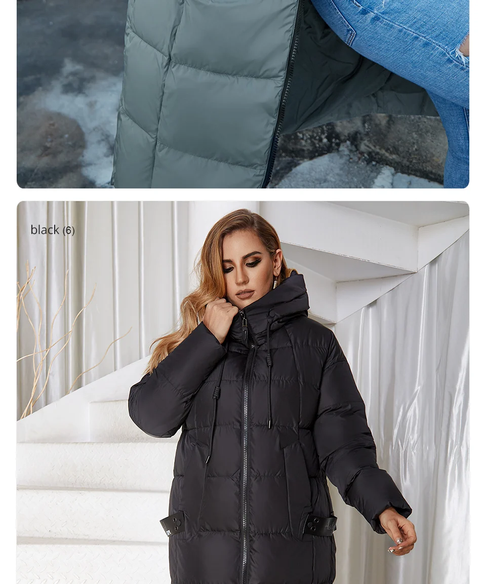 Astrid 2022 Winter new arrival down jacket women loose clothing outerwear quality with hood Plus Size fashion style coat AR-7038