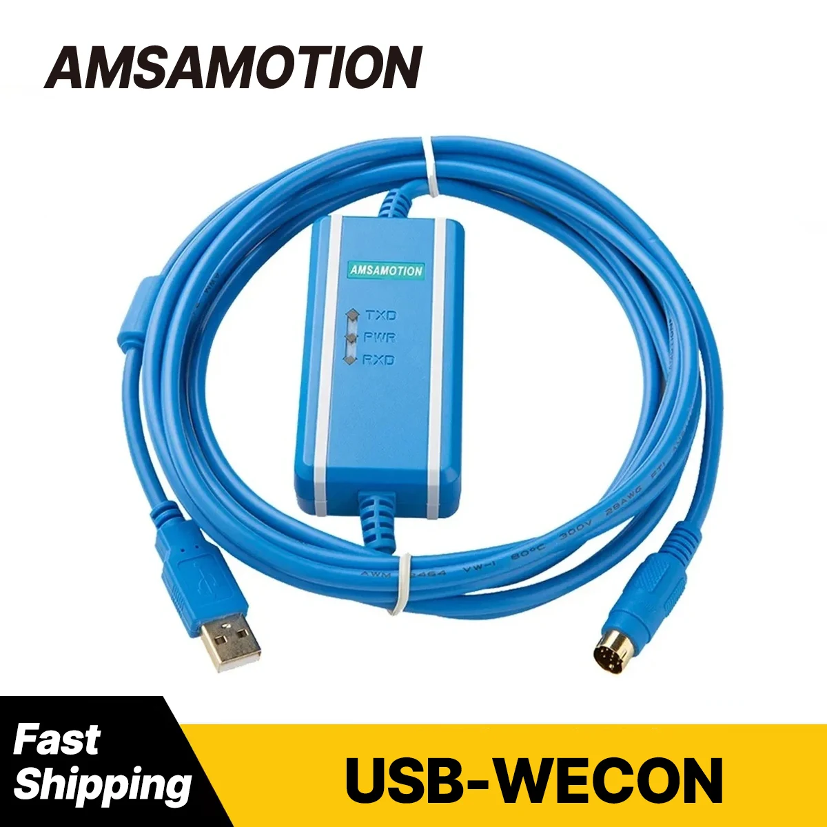 USB-WECON Programming Cable For WECON LX1S LX3V LX3VP LX3VE PLC Download Data Cable