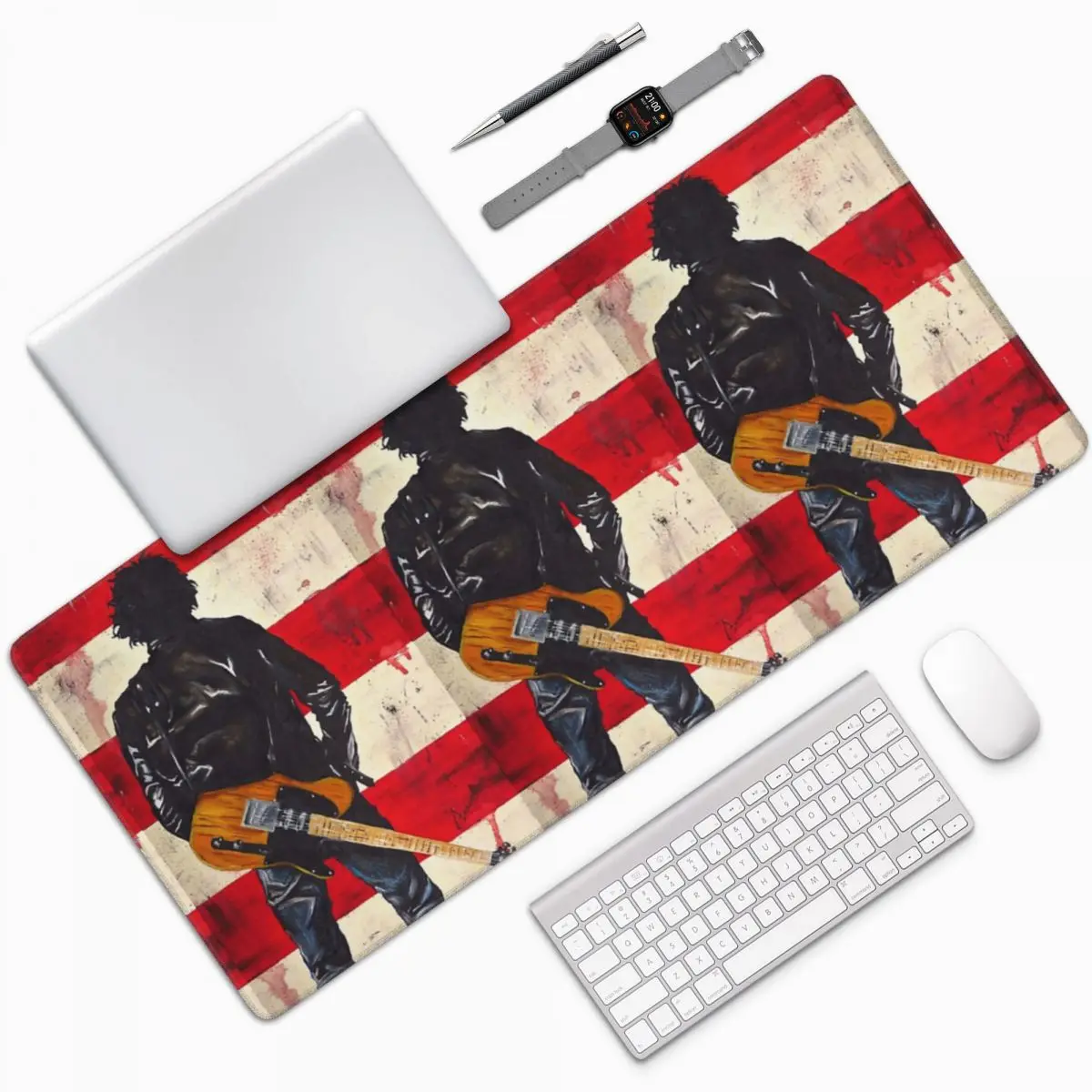 Bruce Springsteen Large Mouse Pad Computer Keyboard Mouse Mat Gamer PC Laptop Desk Mat Office Accessories Table Mats