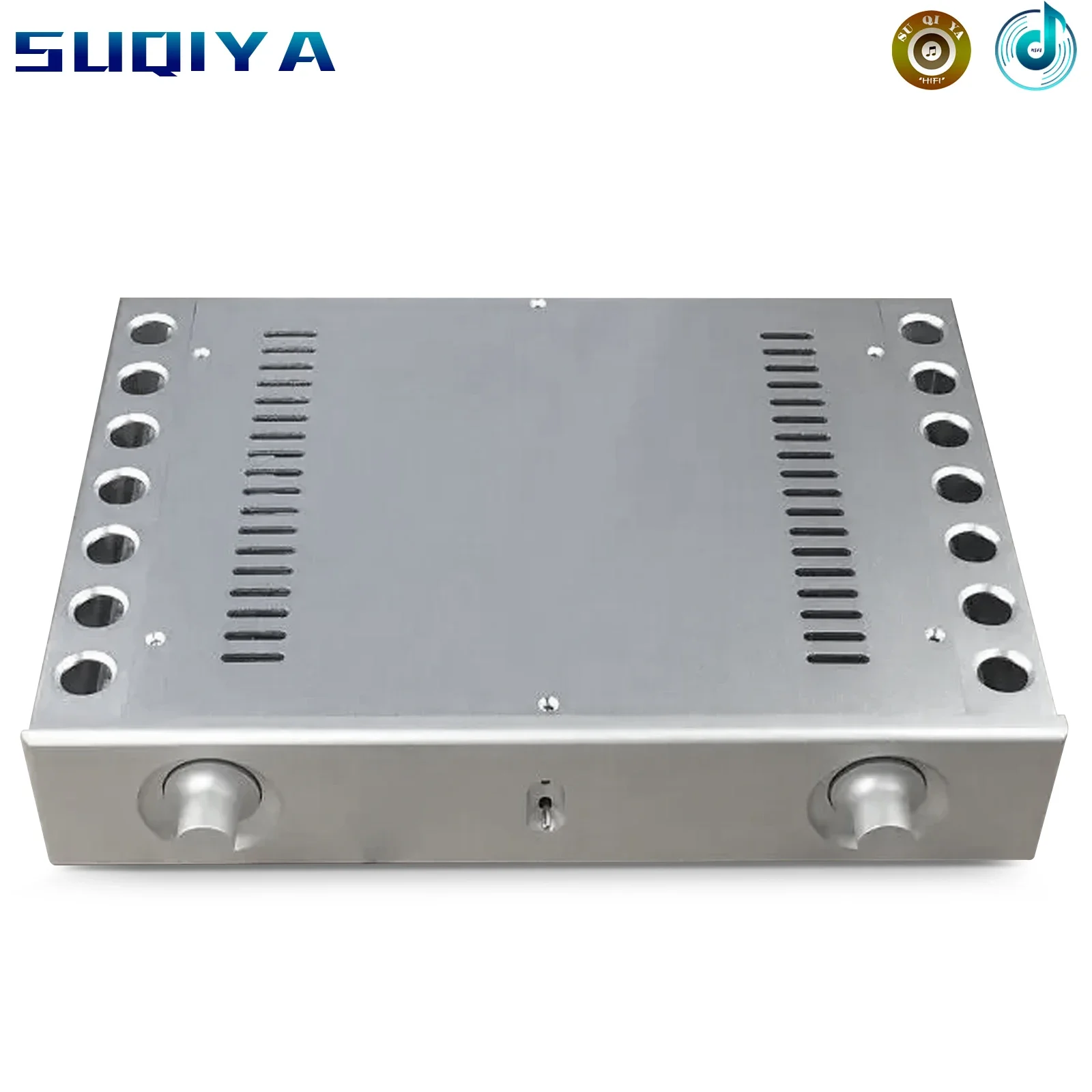 

case 321*62* 230mm BZ3206A Silver all aluminum chassis preamp / DAC / Integrated Amplifier chassis /AMP Enclosure /case/DIY box