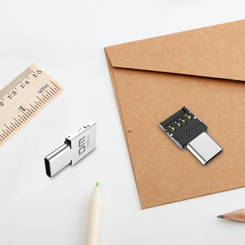 Free shipping DM OTG adaptor OTG function Turn normal USB into TYPE C usb flash drive