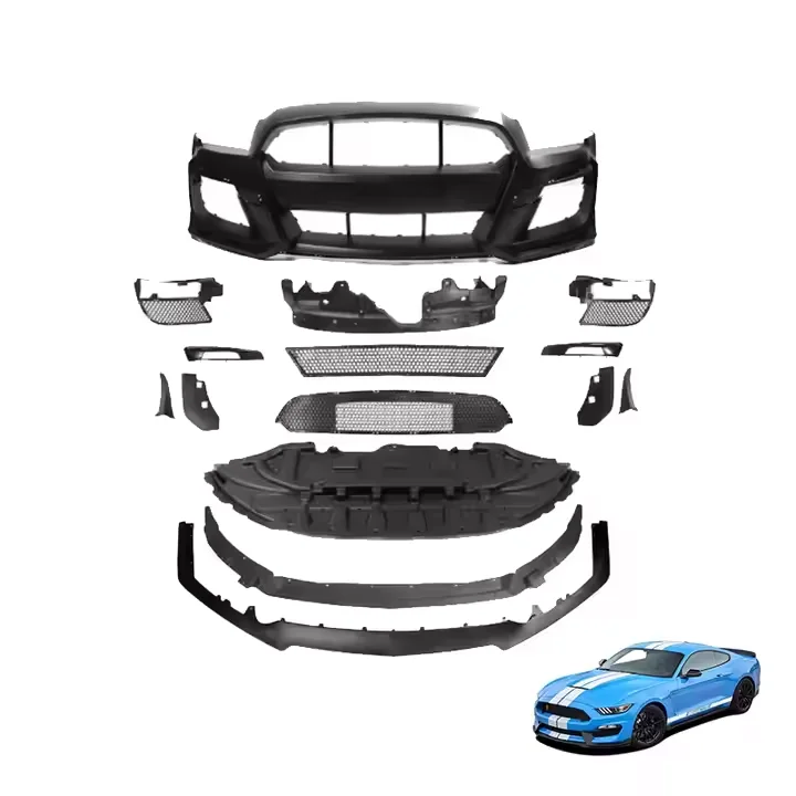 

Old to New Bodykit Front Bumper W/O Grille Light for FORD Mustang 10-14 GT500