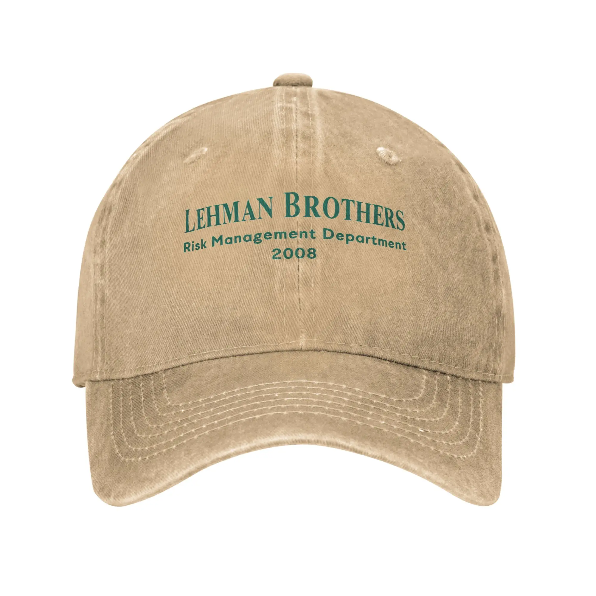 Lehman Brothers Risk Management Department 2008 Casual Baseball Cap For Men Summer  Fishing Hip Hop Hats Street Snapback Cap