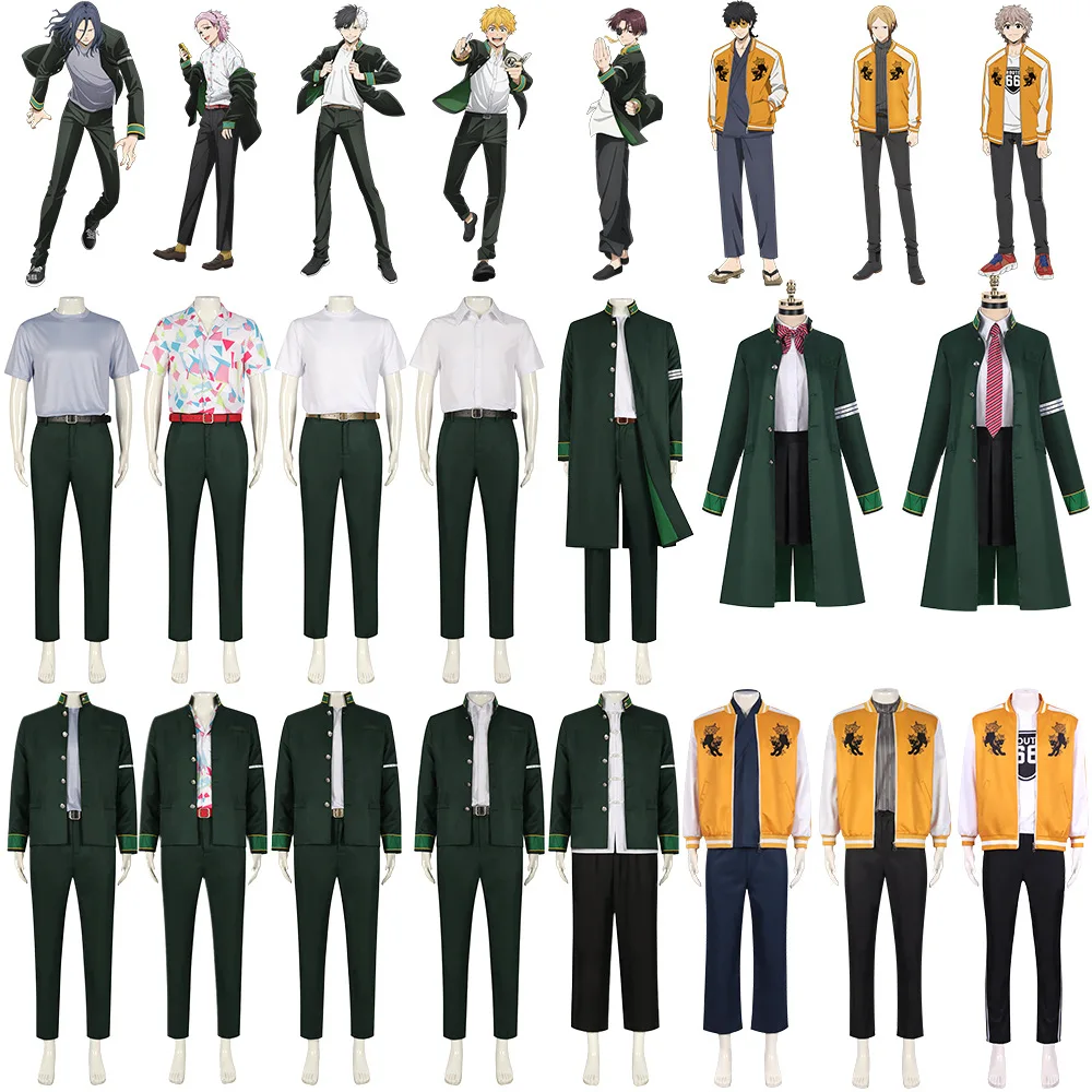 Haruka Sakura Cosplay Costumes Anime Play Role Umemiya Hajime Uniform Suits Hallowen Party Hayato Suo Clothes Kaji Ren Outfit