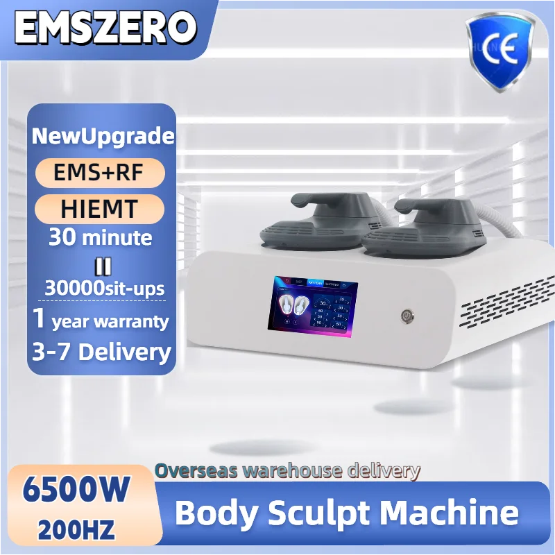 EMS EMSzero 15 Tesla Body Sculpt Machine Muscle Stimulator Shaping Equipment for Salon  Carving 6500W