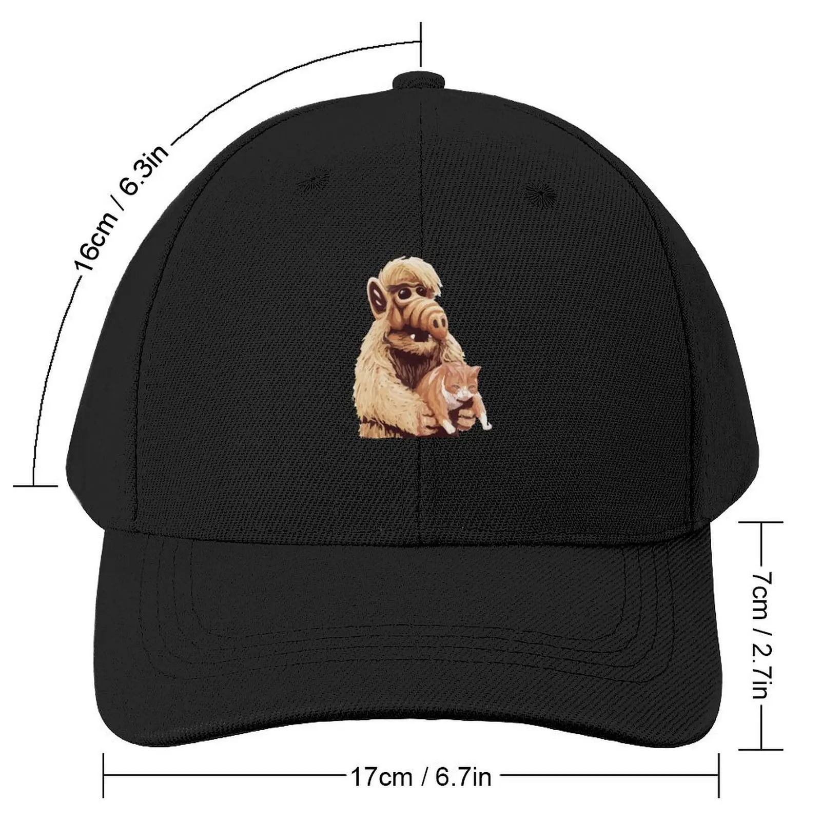 ALF - Alien life form Baseball Cap Fluffy Hat Hat Luxury Brand Visor Anime Hat Women's Men's