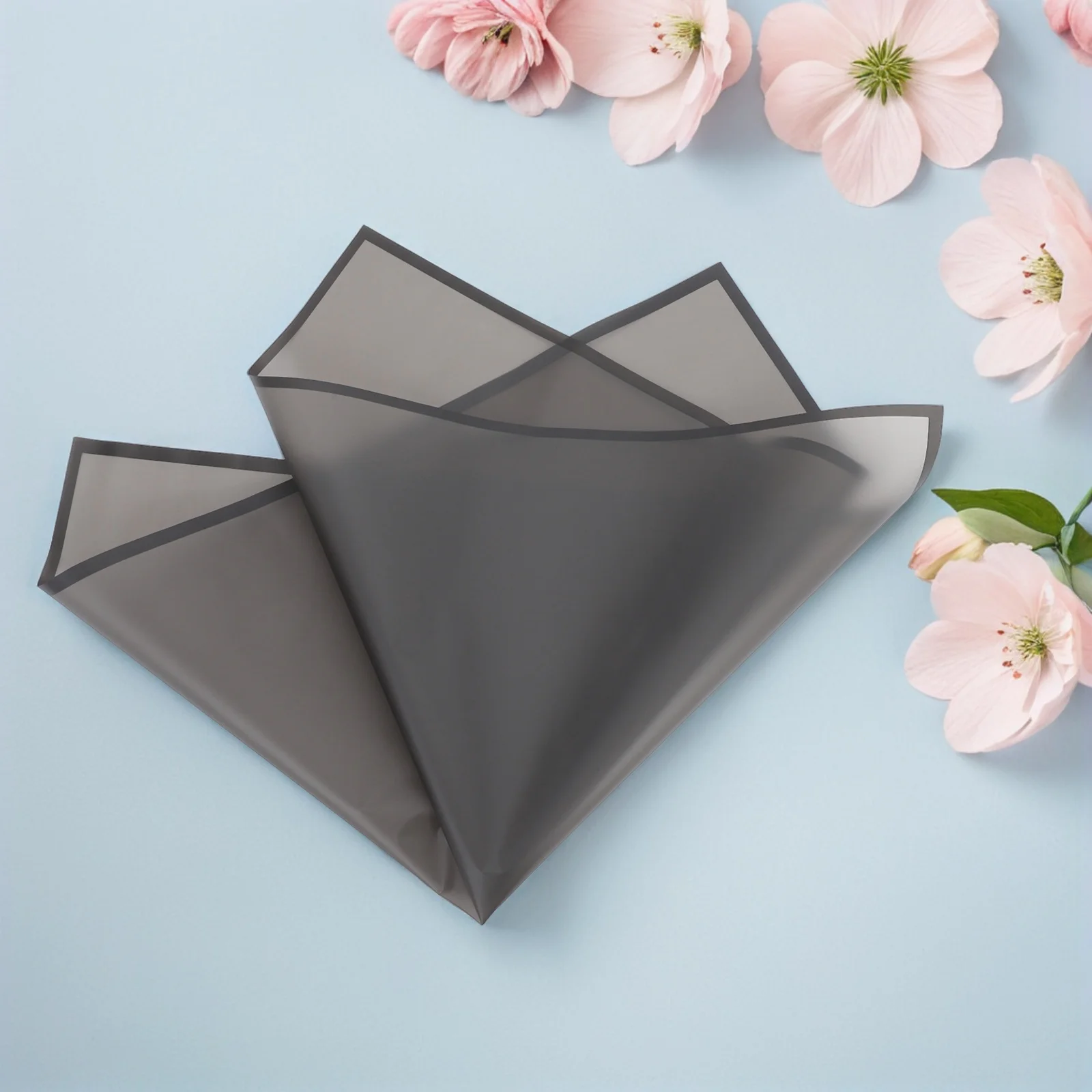 22.4x22.4 ورق تغليف أحمر الخدود مقاوم للماء تصميم الأزهار لمسة ناعمة مثالية لباقات الزفاف مواد بائع الزهور