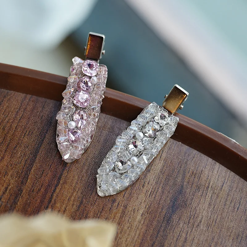 

2026 Korea Cute Shiny Rhinestone Hairpins Women Girls Hair Clips Pins Barrettes Accessories Hairclip Headwear Headdress Ornament