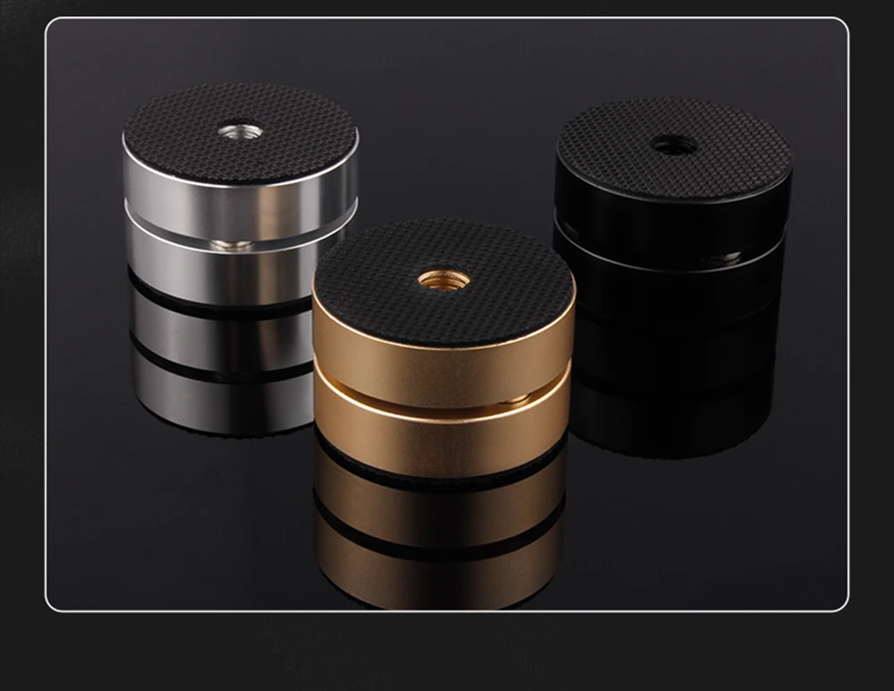 4PCS High-end-HiFi Aluminium Legierung HIFI Audio Lautsprecher Verstärker DAC CD Anti-shock Absorber Fuß Pads vibration Absorption Steht – Detail 11