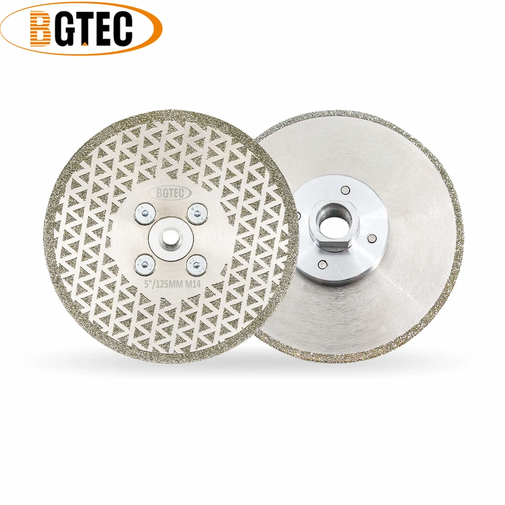 Одностороннее Алмазное покрытие BGTEC, диаметром 115/125/180/230/мм, резак, лезвие пилы, кирпичная плитка, мрамор, 1 шт.
