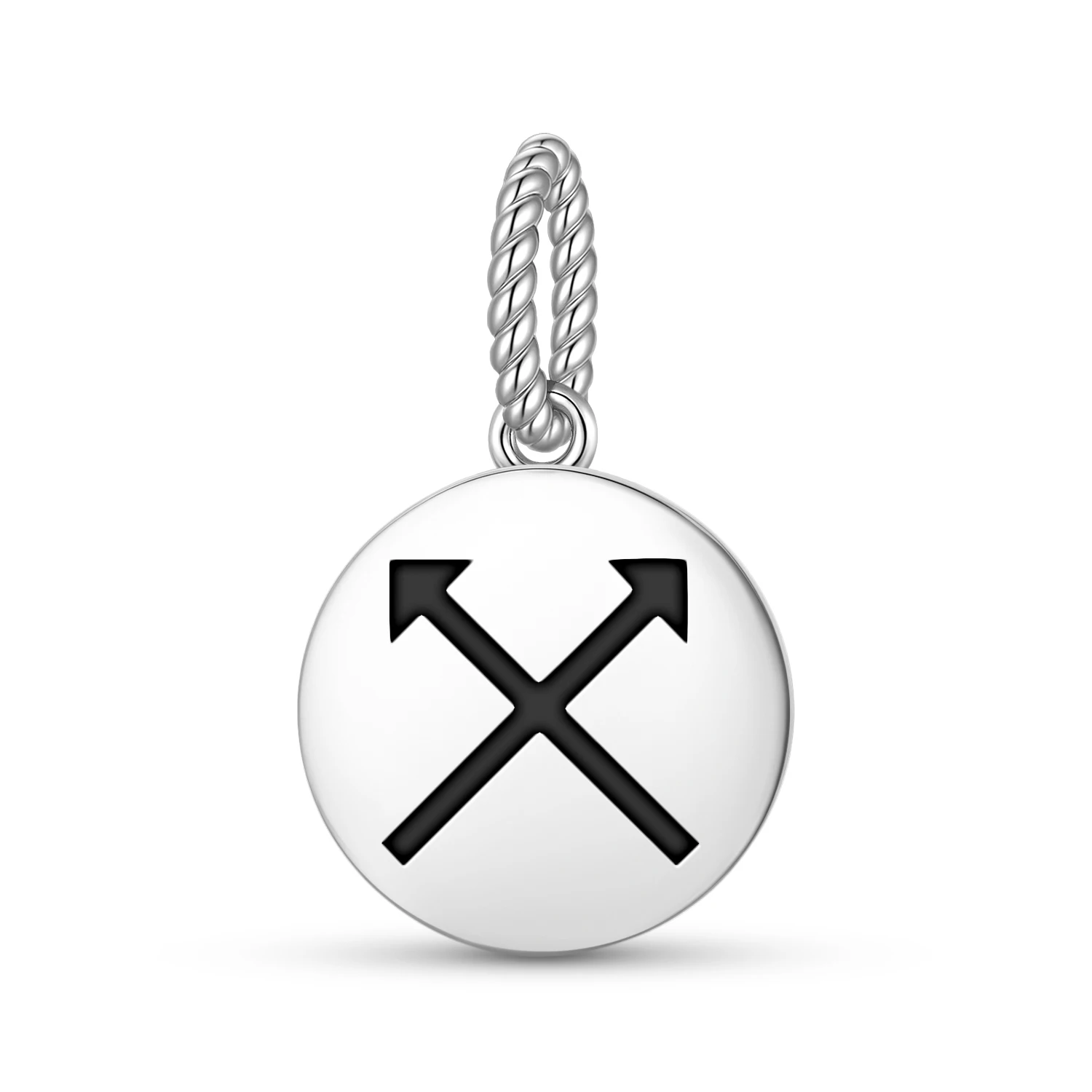 

Браслет дружбы из серебра 925 пробы с символом коренных культур, регулируемая цепочка-тенниска с цирконами, модное украшение для женщин