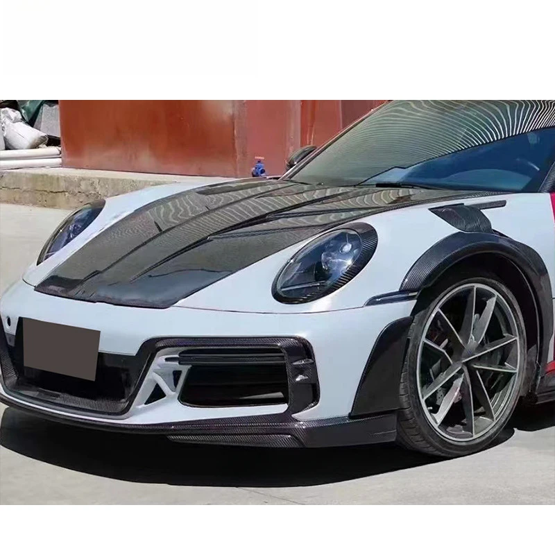 Suitable for Porsche 911 992 GT3 carbon fiber body decoration, fender modification accessories