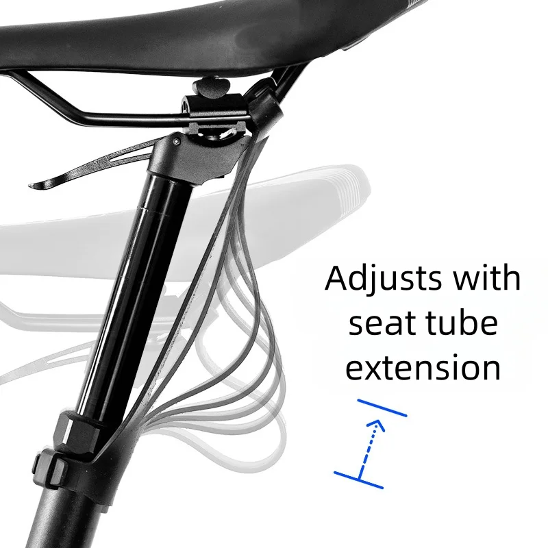 

Silicone Rubber Bike Hydraulic Seatpost Expansion Guard Seatpost Adjustment Mudguard S(40-75mm)/M(100-125mm)/L(150-175mm)