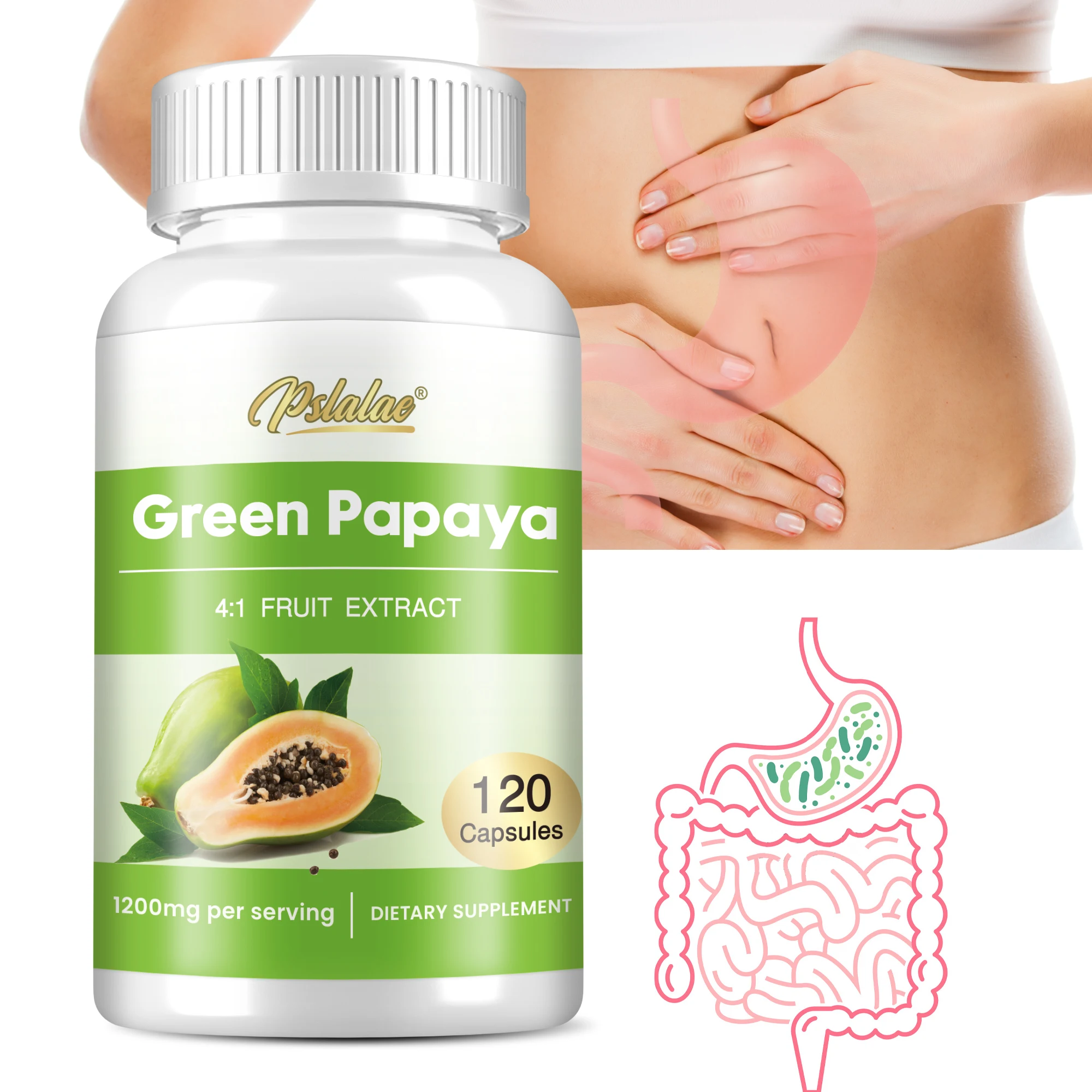 Green Papaya - Maintain Platelet Health,Improve The Digestive System, Relieve Bloating, Promote Intestinal Health