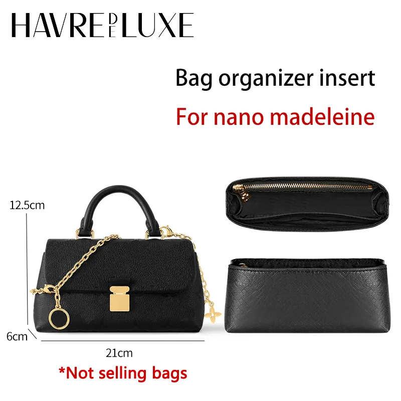 Insert organisateur de sac pour Nano Madeleine, mode, étanche, Durable, Support de rangement, Modification intérieure, accessoires de sac