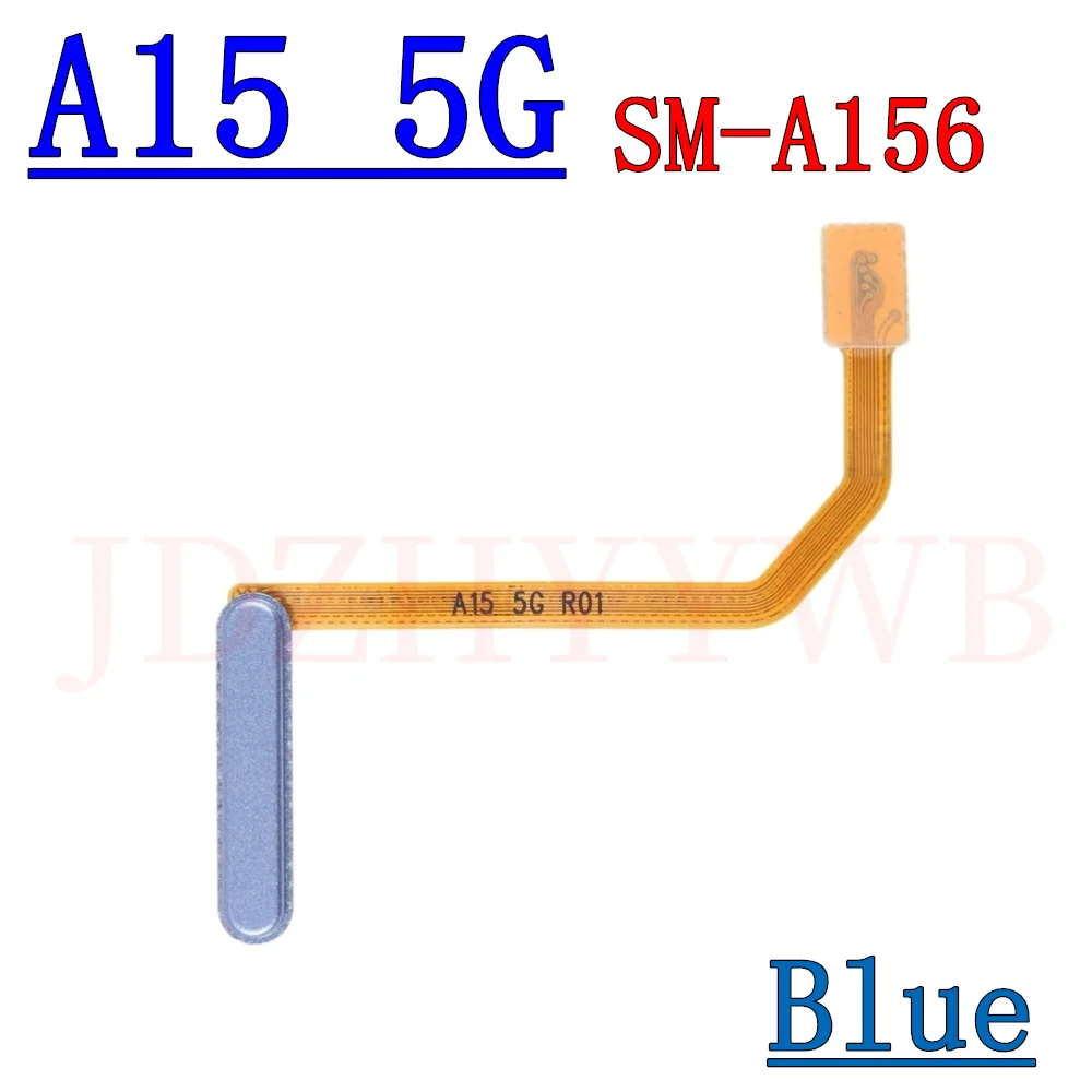 Home Button With Power Scanner Return Key Fingerprint Sensor Flex Cable For Samsung Galaxy A15 5G A156B A156P A155F A155M