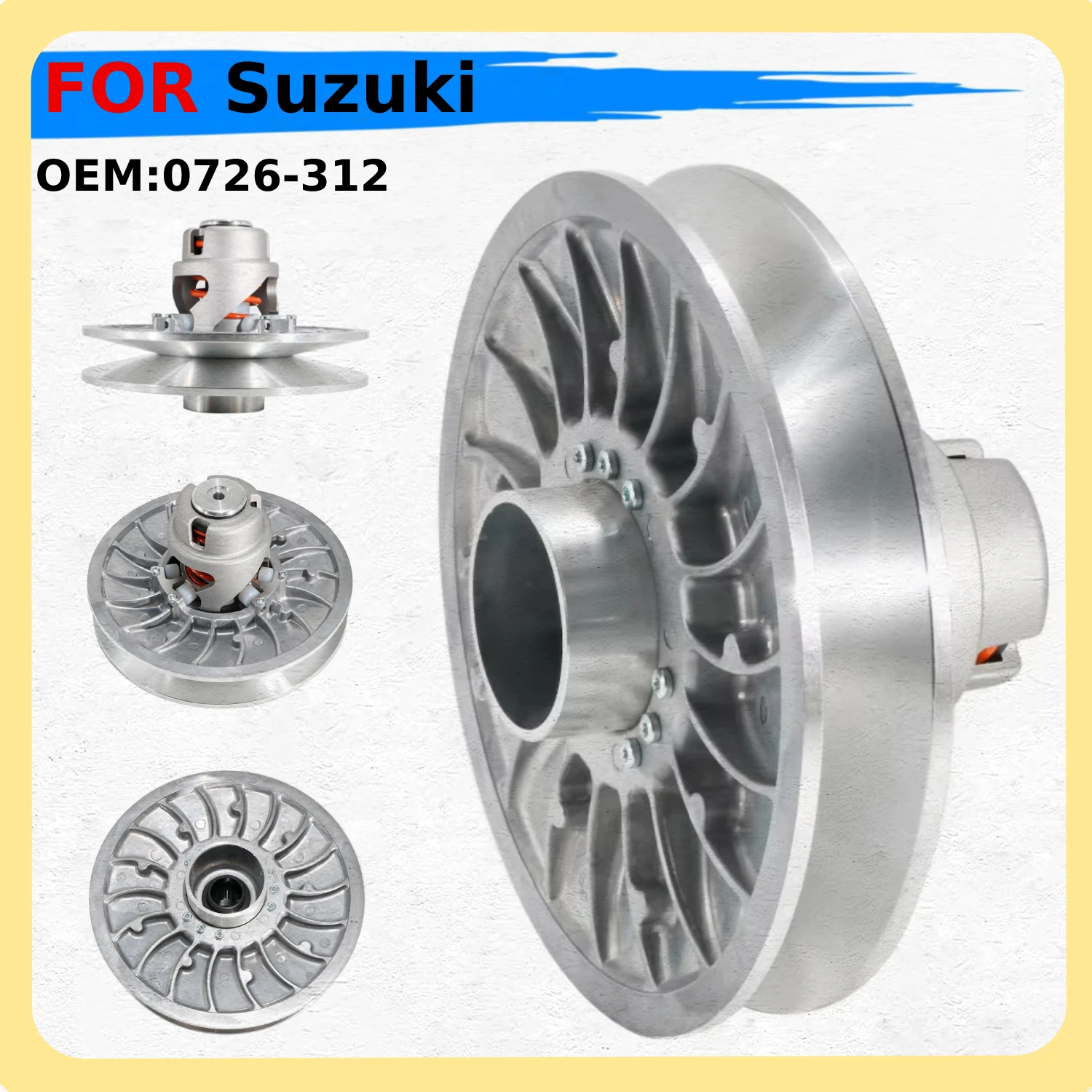 

Motorcycle Rear Primary Drive Clutch Drum For MOTO Arctic Cat M8 162 International /M8 153 Sno Pro LE International OEM:0726-312