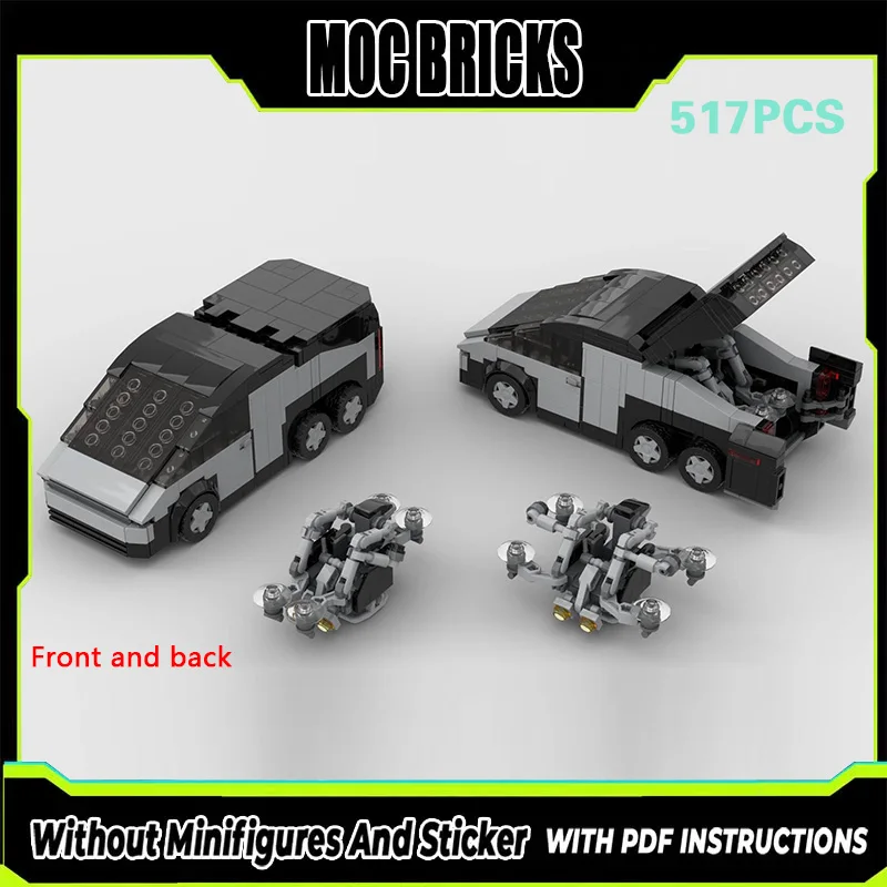 

Конструктор MOC: Модель городского автомобиля, модульный набор для сборки, техника, подарки, праздничные наборы, детские игрушки