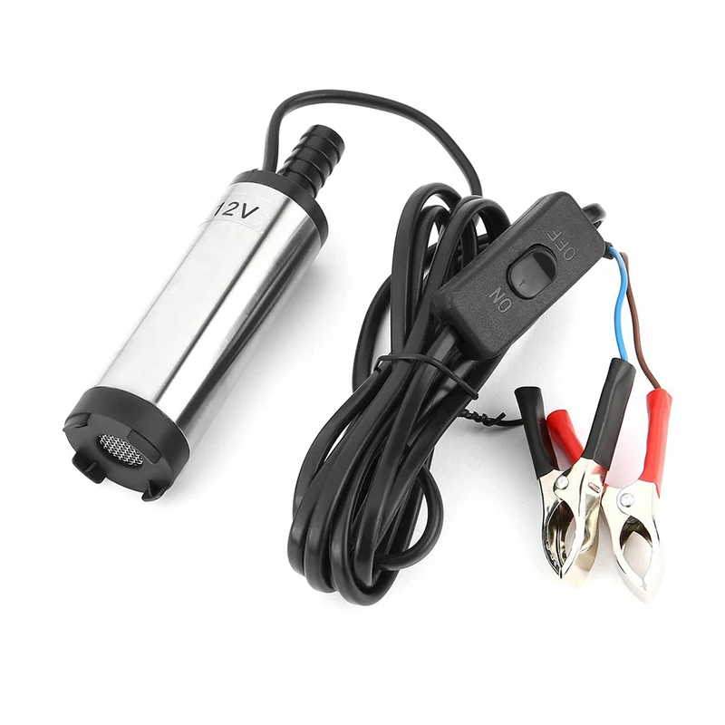 

12V 38mmElectric Fuel Transfer Pump Water Oil Transfer Refueling Submersible Pump For Diesel Water Pump For Car Motorbike