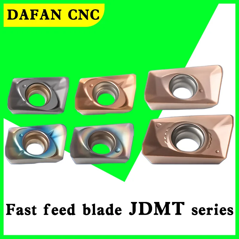 

JDMT070208/JDMT070204 Фрезерная пластина с ЧПУ, универсальная для стали и нержавеющей стали, износостойкий твердосплавный режущий инструмент