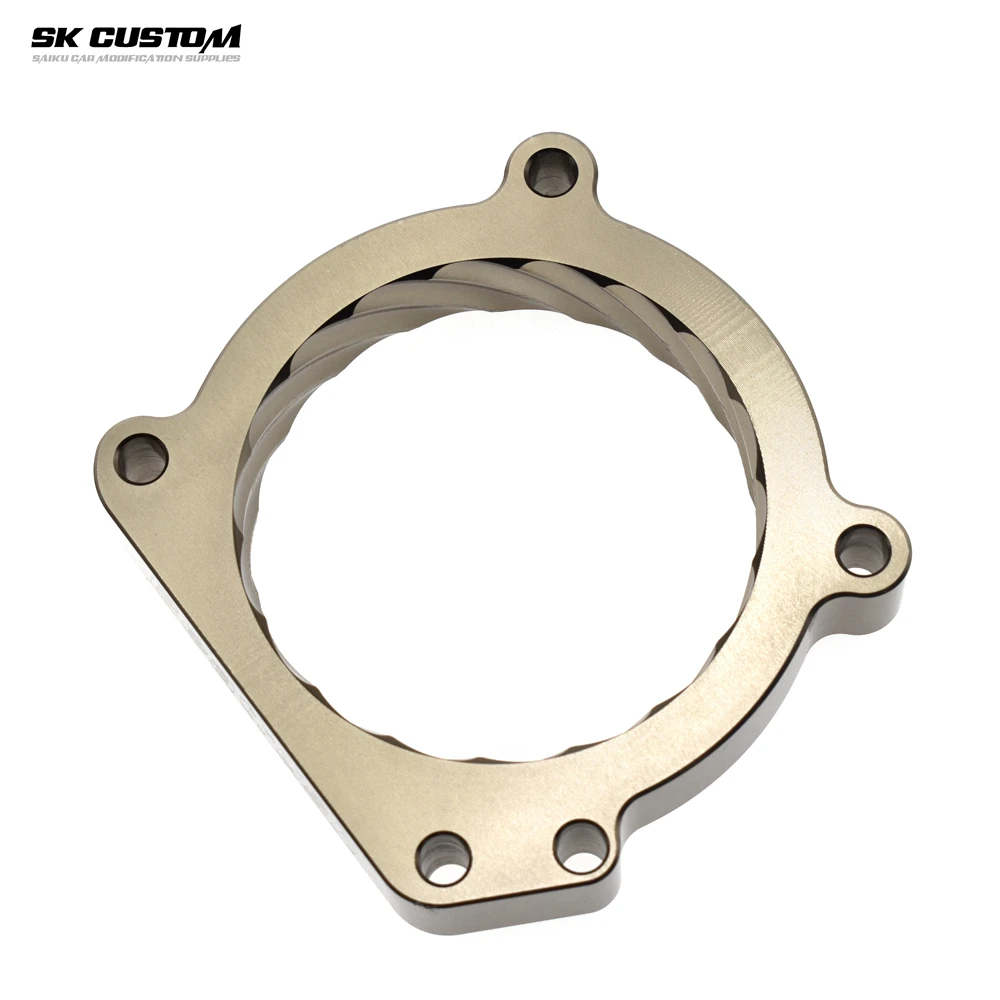 CUSTOM Aluminum 76mm Throttle Body Spacer For Audi A5 A6 A7 A8L Q5 Q7 S5 3.0T Intake Manifold