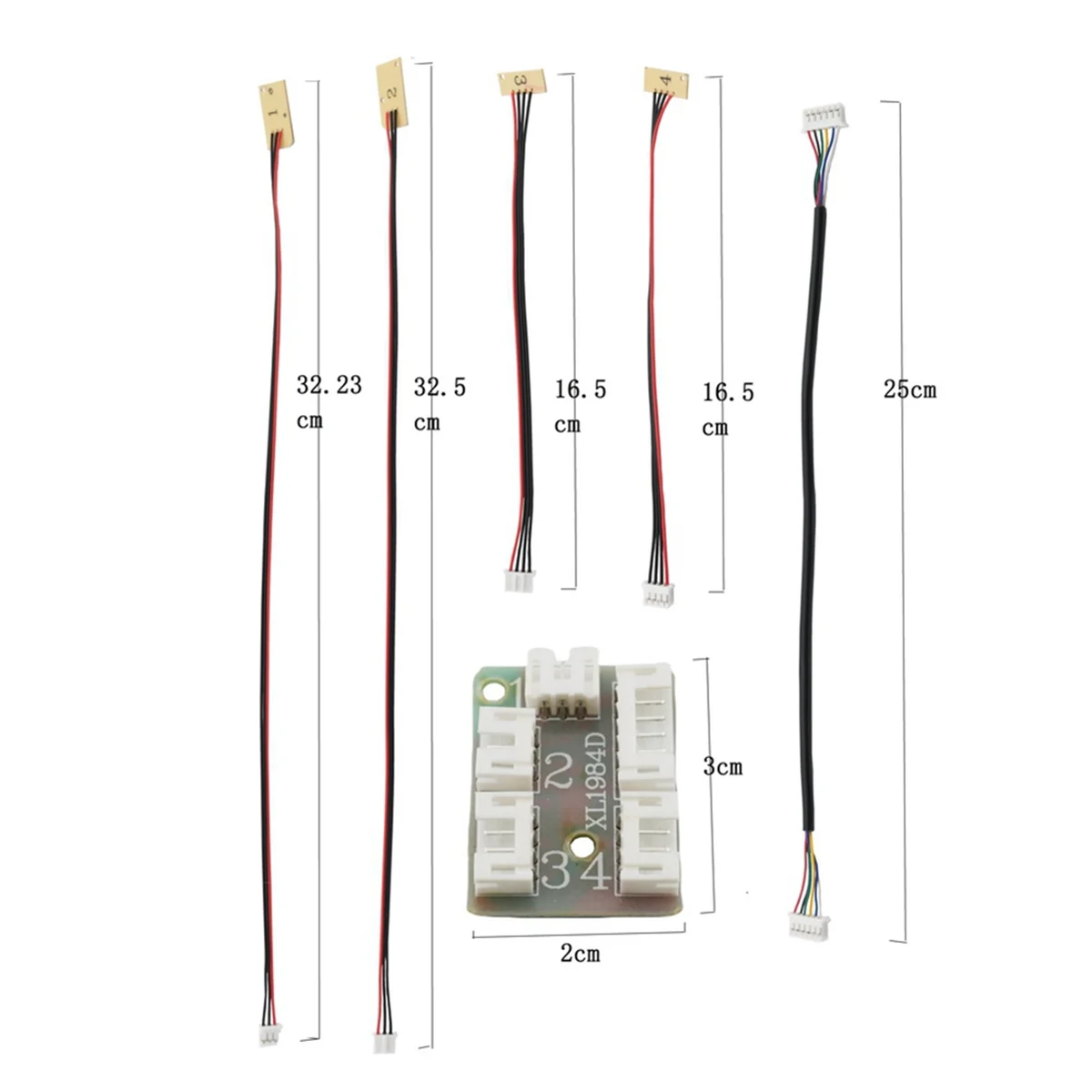 BABQ RC Car 82A-02 Headlights, Rear Light Harness for MN78 MN82 MN99S RC Car Spare Parts Accessories
