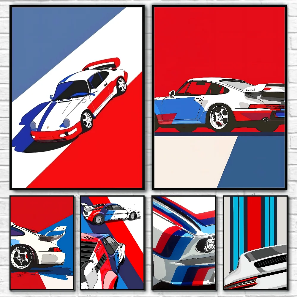 

Car Cool M-MartiniES Poster Sticky Wall Art Printing Waterproof Home Living Bed Room Bar Aesthetic Decor