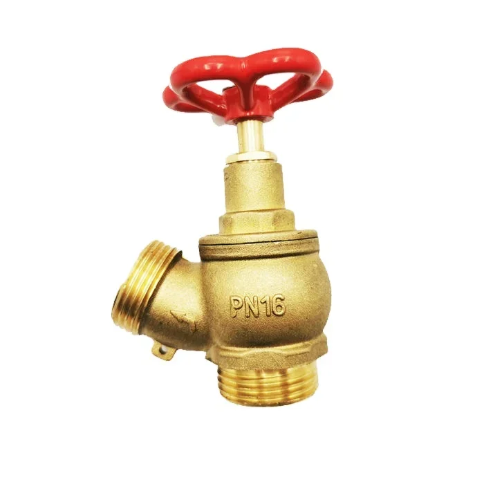 TOP Quality Brass BSP oblique type brass angle fire landing valves Machino manufacturer Fire Hydrant