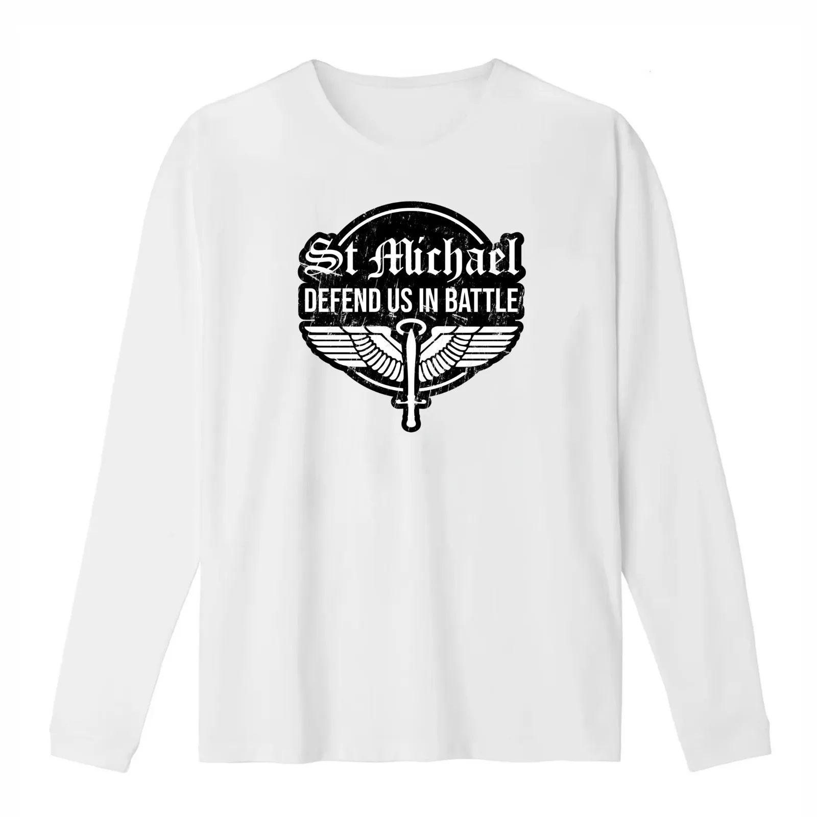 Fun Catholic gifts - st michael archangel V4 catholic gift shop and store for baptism confirmation first communion we T-Shirt