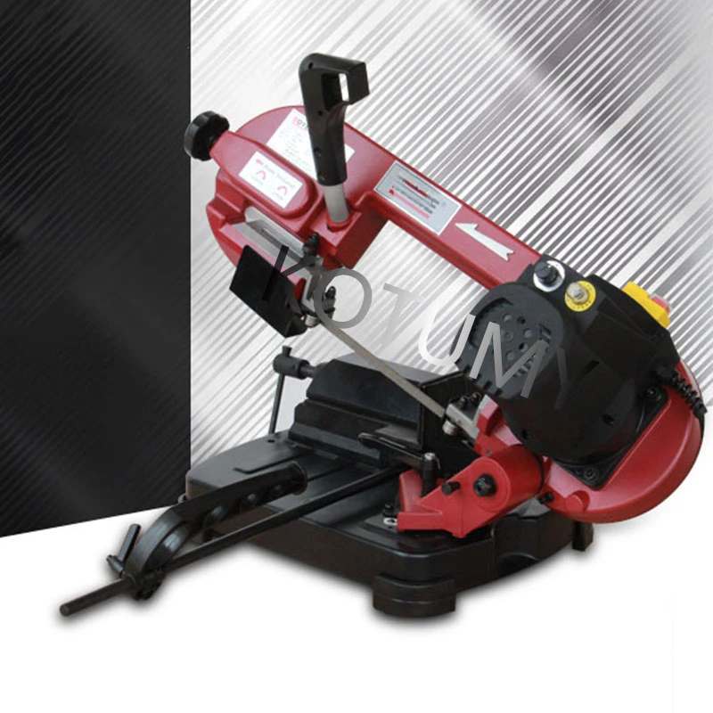 550W Portable Band Saw Removable Stainless Steel Cutting Cutting Capacity Hand Held For Metal Wood 220V Metal Cut Band Cutting