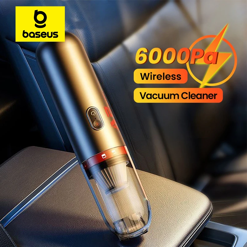 Baseus  A2Pro Car Vacuum Cleaner 6000Pa Wireless Vacuum Cleaner For Car Home Cleaning Mini Handheld Car Vacuum Cleaner