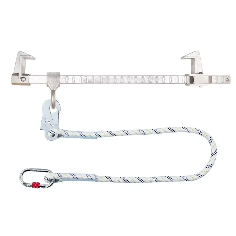 Fall protection 650mm Adjustable Sliding T-beam Anchor Aluminum Horizontal Beam Anchor Fall Protection Steel Beam Walker
