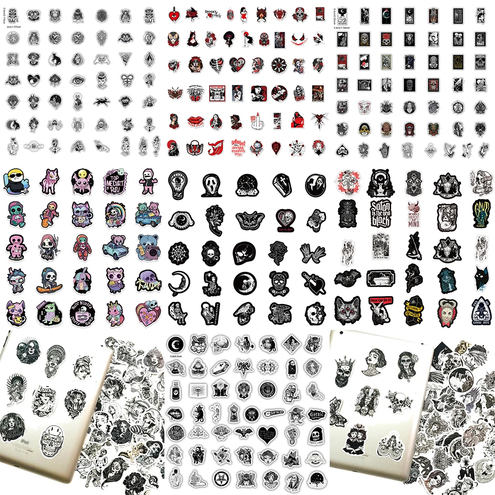 10/30/50pcs Schädel Miko Aufkleber Serie Persönlichkeit Horror Graffiti Kühlschrank Gitarre Laptop Helm Gepäck Dekoration Großhandel