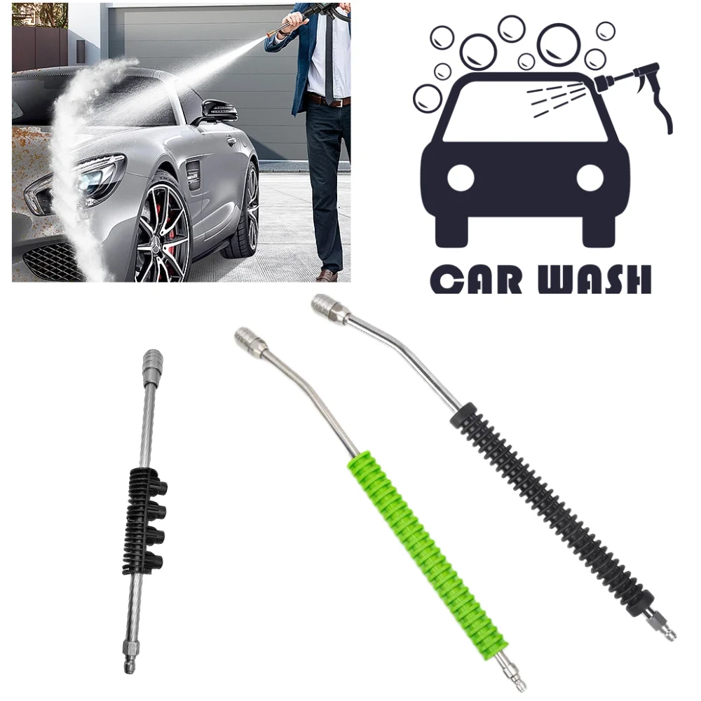 

High Pressure Car Jet Washer Lance Nozzle 1/4 Quick Connect Car Cleaning Wand Spear Water Gun Extender Rod for Pressure Washer