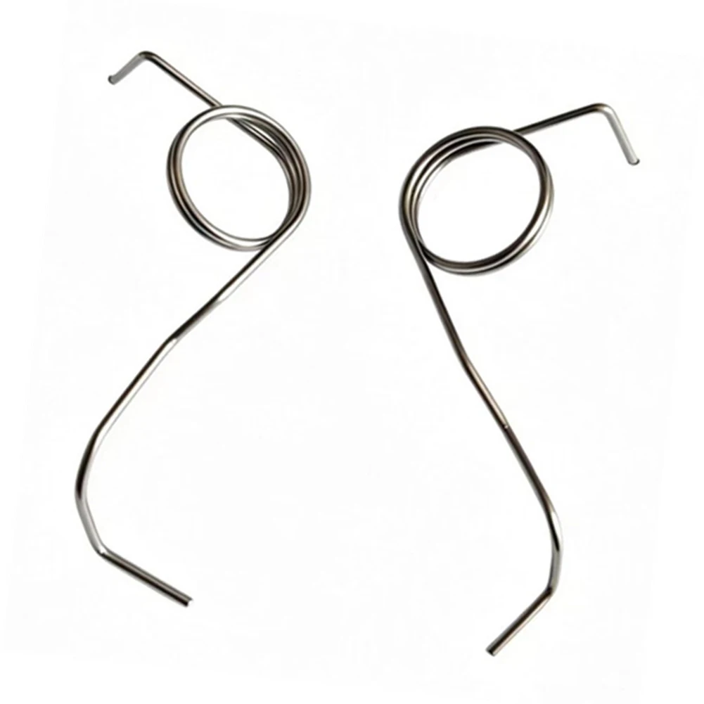 2pcs Silver Metal Door Lock Springs For Hartal For Caravan Camper RV Interior Switches Controls Replacement Parts