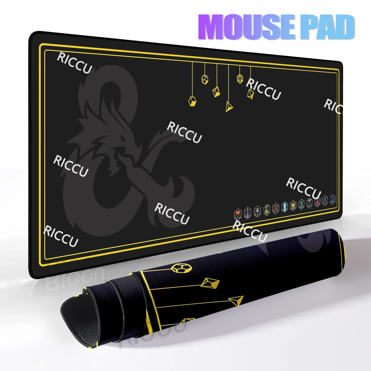 Game Dungeons & Dragons Mouse Pad E-Sports Keyboard Mousepad Large Desk Mat PC Gamer Cabinet Office Carpet Table pad Playmat xxl