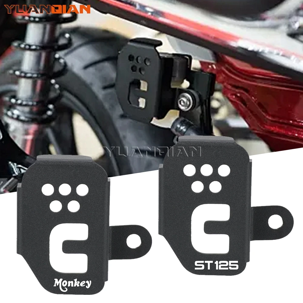 

Motorcycle CNC Rear Brake Fluid Reservoir Cover Guard For Honda DAX125 ST125 Monkey 125 2018 2019 2020 2021 2022 2023 2024 2025