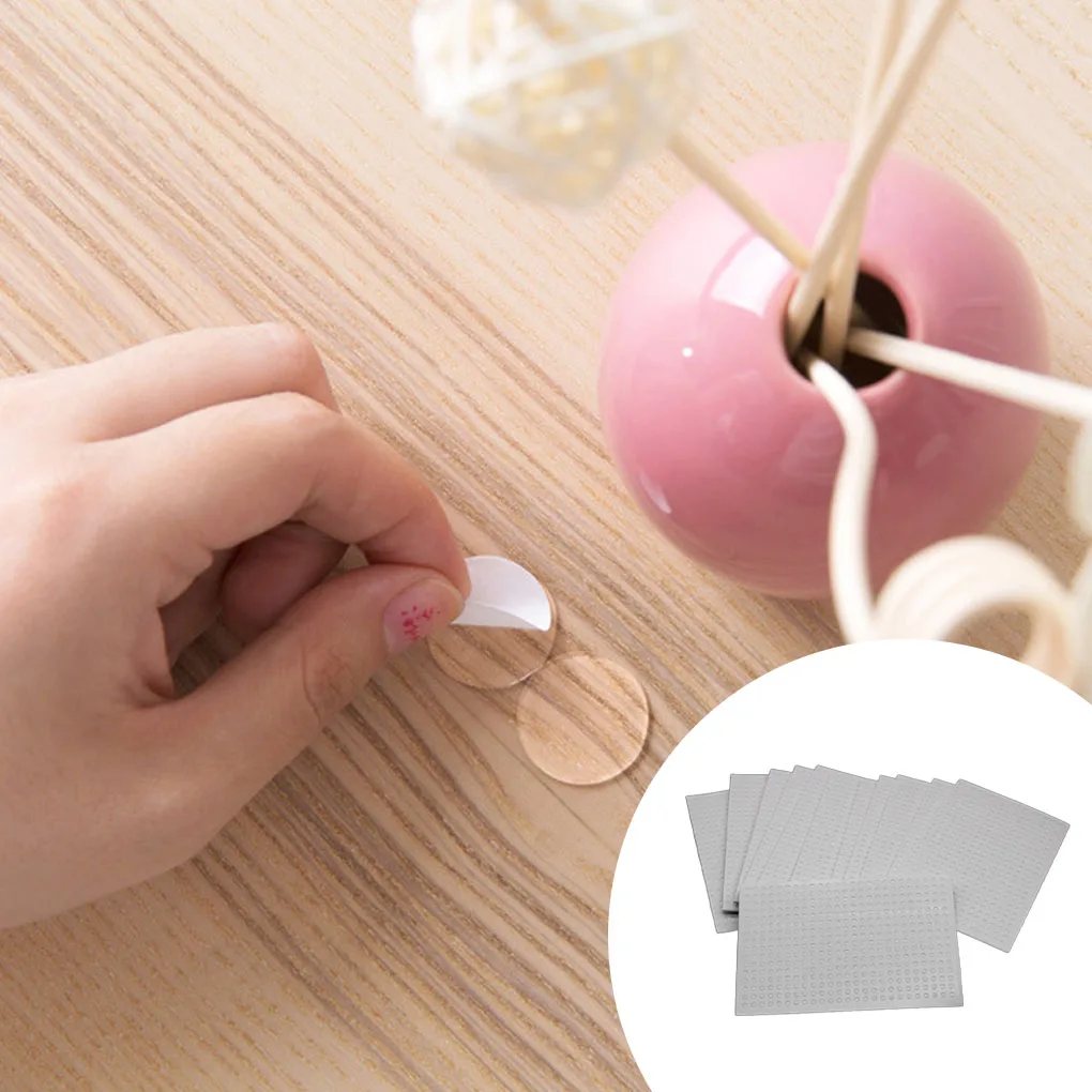 Adhesive Dots Glue Point Double Sided Easy to Use Round Hole Lightweight Practical Traceless Sticker Simple Operation